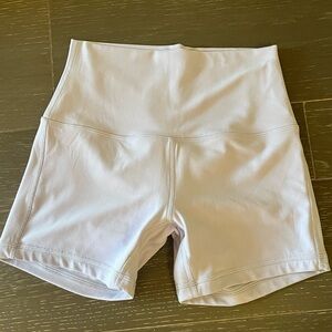 Brand new light purple lilac Lululemon yoga shorts with 4” inseam